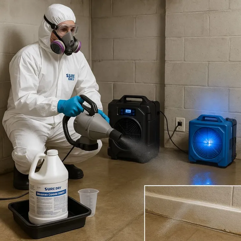 Sanitization and Odor Removal process in Oceano, CA